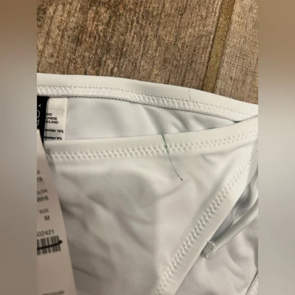J.Crew Heritage hipster string bikini bottom in white - Picture 6 of 10